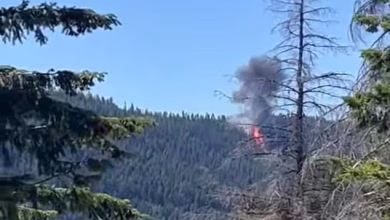 109336761 15898309 Thick black smoke poured into the sky moments after the F A 18 c a 11 1781411599413